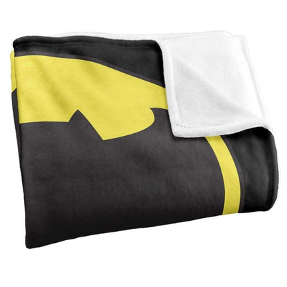 Multicoloured - Side - Batman Bat Logo Soft Touch Blanket