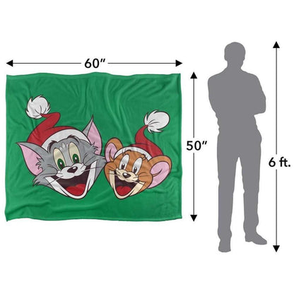 Multicoloured - Lifestyle - Tom and Jerry Santa Hat Blanket