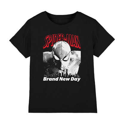 Black - Front - Spider-Man: Brand New Day Childrens-Kids Marvel T-Shirt