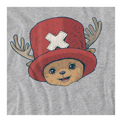 Athletic Heather - Side - One Piece Womens-Ladies Tony Tony Chopper Fitted T-Shirt