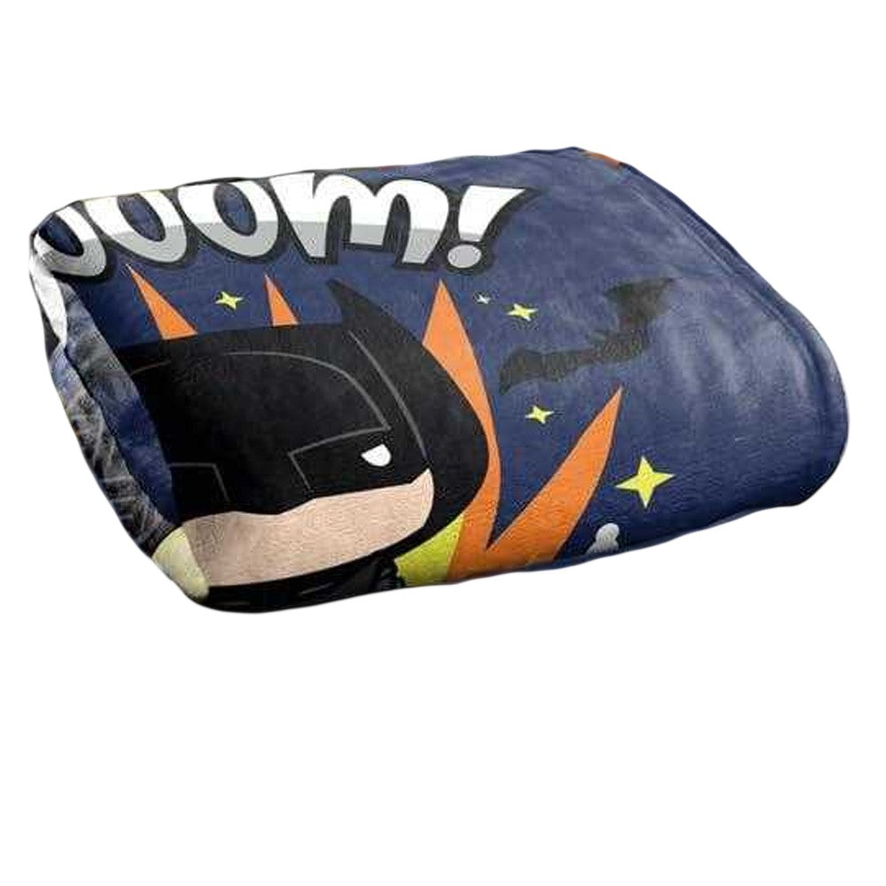 Multicoloured - Back - The Batman Vroom Blanket