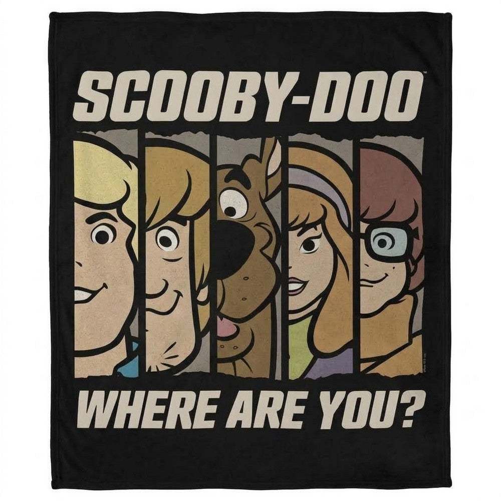 Multicoloured - Front - Scooby Doo Where Are You Fleece Blanket