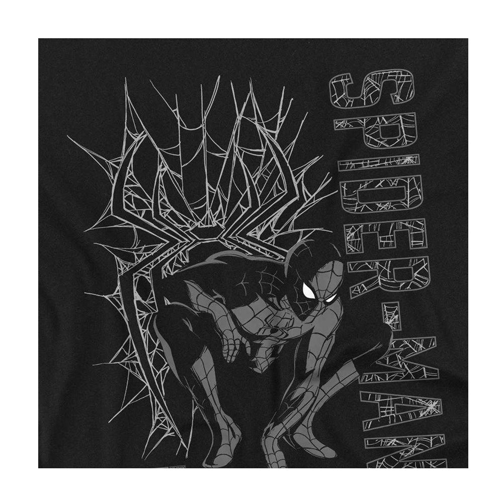 Black - Side - Spider-Man: Brand New Day Womens-Ladies Web Hero Fitted T-Shirt