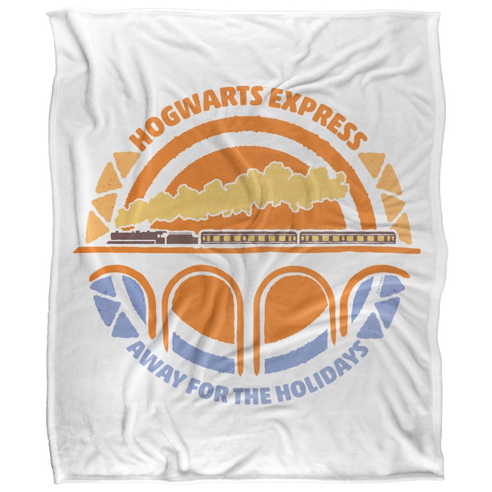 Multicoloured - Front - Harry Potter Hogwarts Express Fleece Blanket