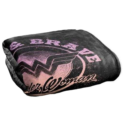 Multicoloured - Side - Wonder Woman Free And Brave Blanket