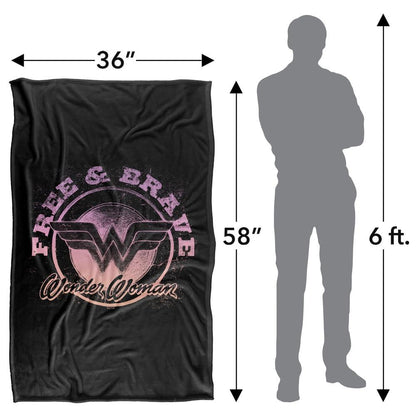 Multicoloured - Lifestyle - Wonder Woman Free And Brave Blanket