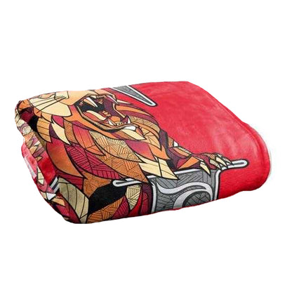Multicoloured - Back - Harry Potter Silky Gryffindor Blanket