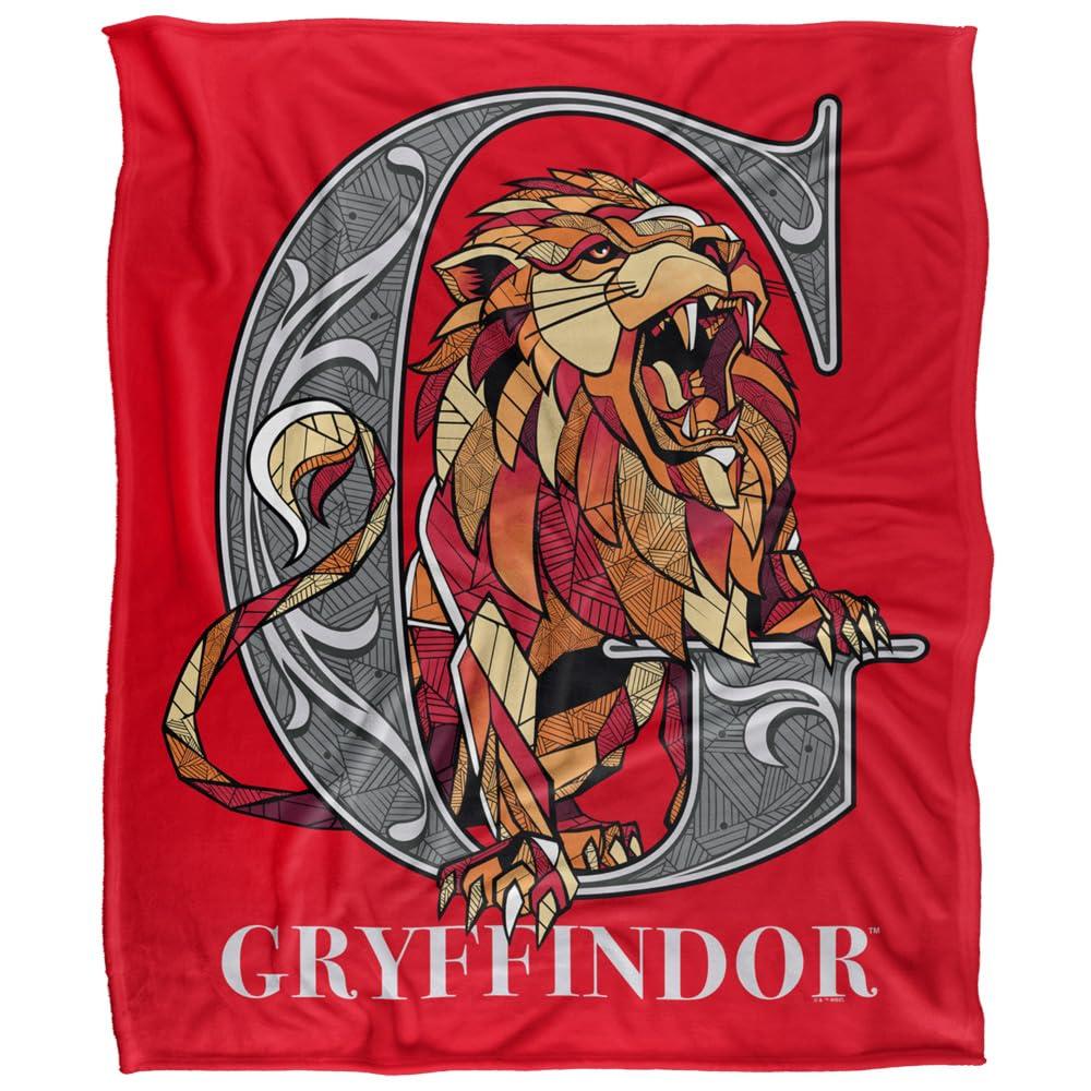 Multicoloured - Front - Harry Potter Silky Gryffindor Blanket