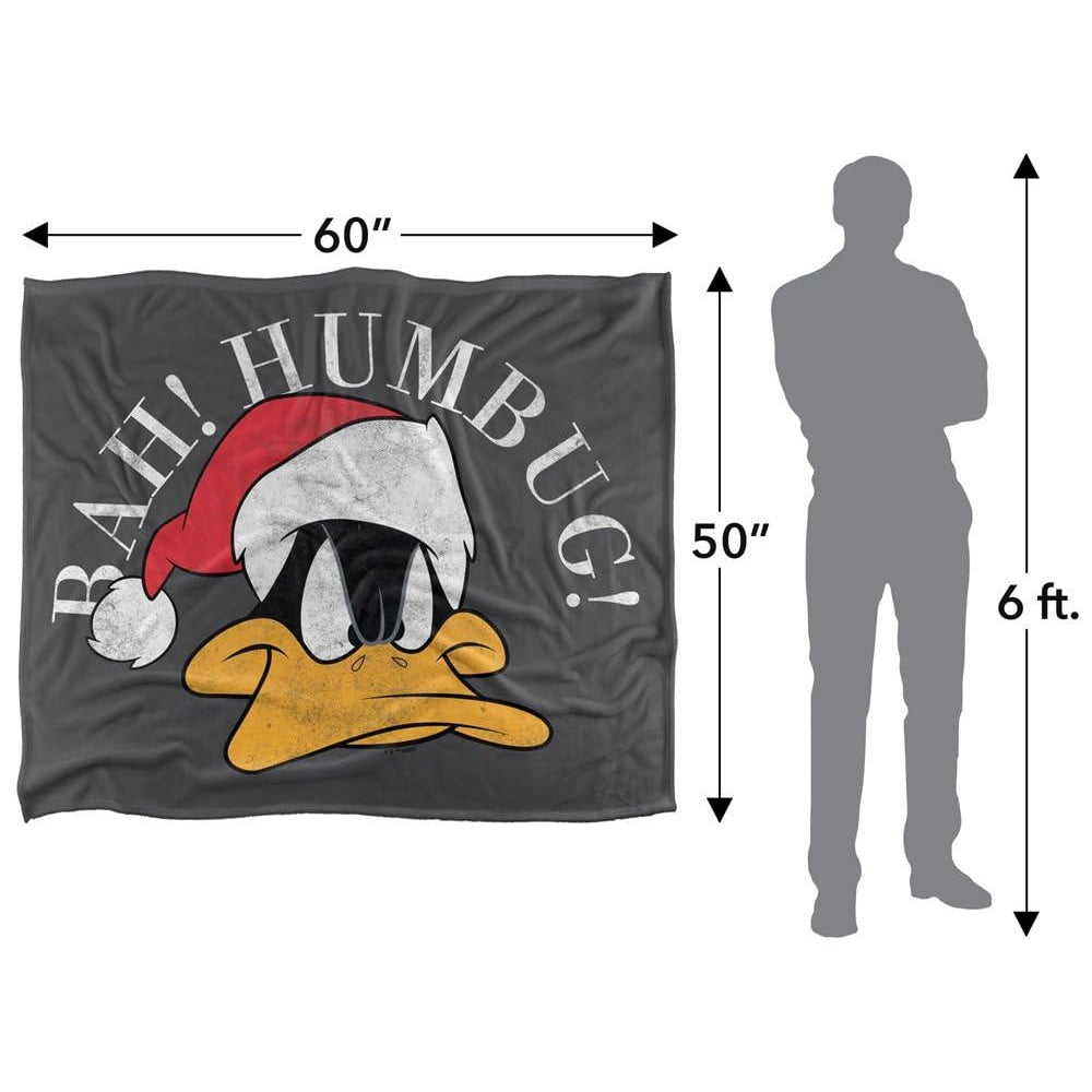 Multicoloured - Lifestyle - Looney Tunes Daffy Duck Bah Humbug Throw