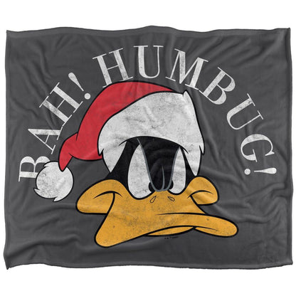 Multicoloured - Front - Looney Tunes Daffy Duck Bah Humbug Throw