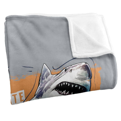 Multicoloured - Back - Shark Week Silky Blanket