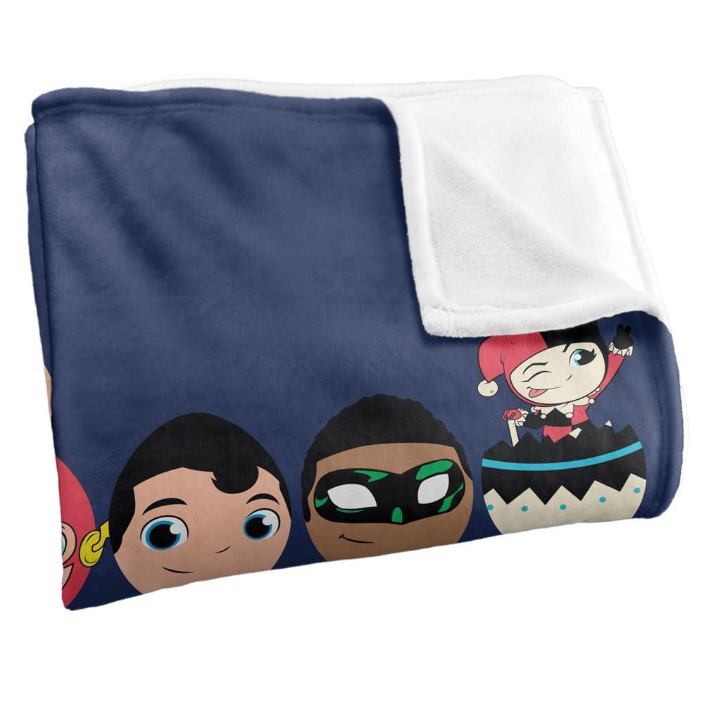 Multicoloured - Back - DC Comics Super Friends Easter Egg Throw