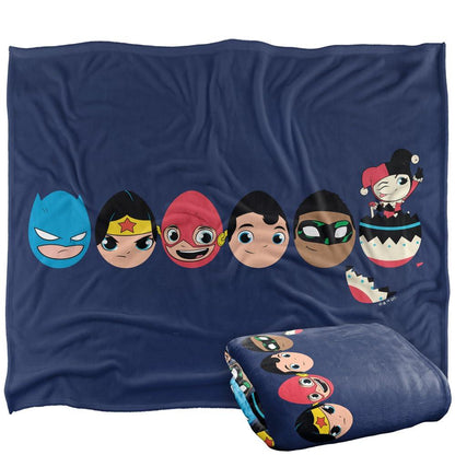 Multicoloured - Side - DC Comics Super Friends Easter Egg Throw