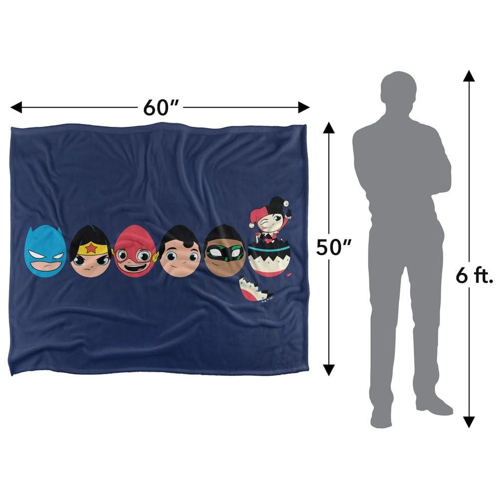 Multicoloured - Lifestyle - DC Comics Super Friends Easter Egg Throw