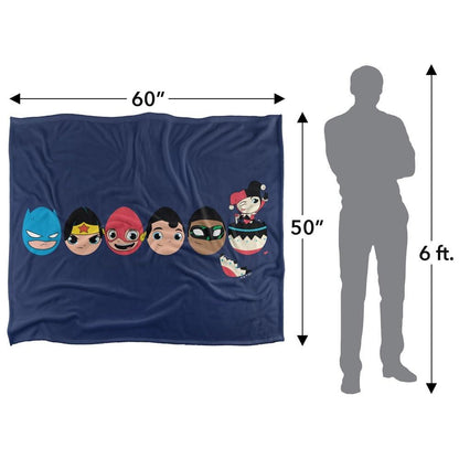 Multicoloured - Lifestyle - DC Comics Super Friends Easter Egg Throw