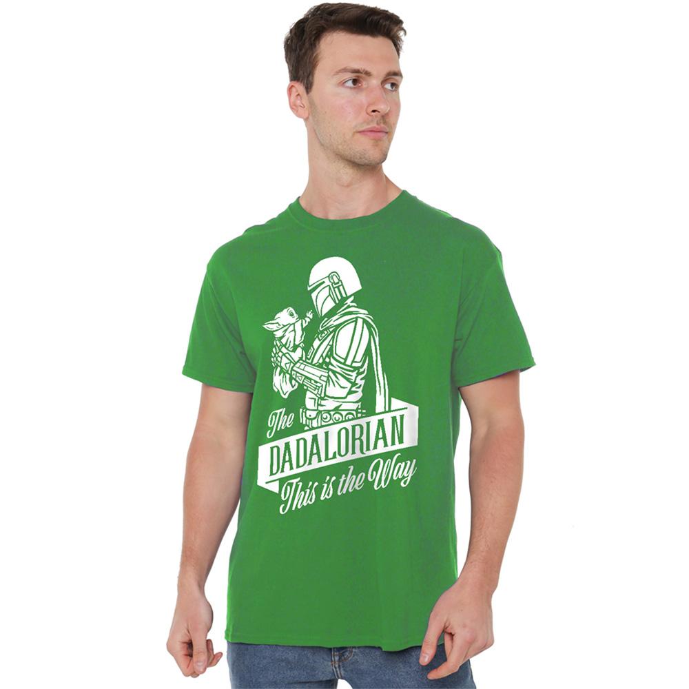 Kelly Green - Lifestyle - Star Wars: The Mandalorian Mens The Dadalorian Fathers Day T-Shirt
