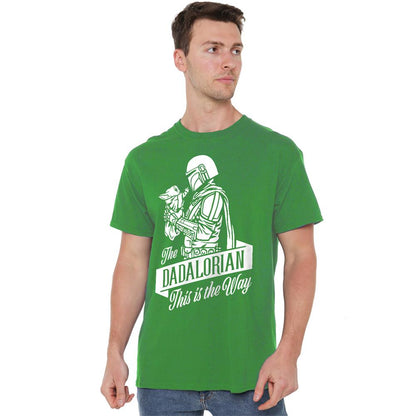 Kelly Green - Lifestyle - Star Wars: The Mandalorian Mens The Dadalorian Fathers Day T-Shirt