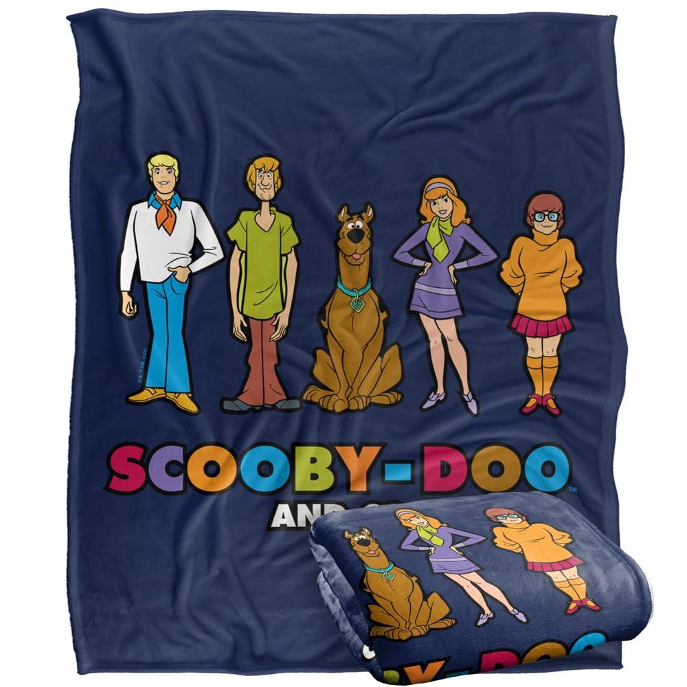 Multicoloured - Side - Scooby Doo Group Blanket