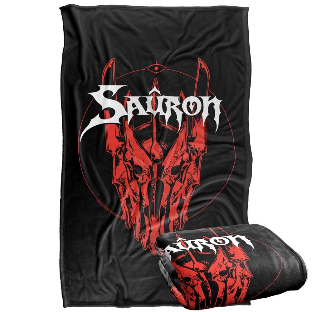 Multicoloured - Back - The Lord Of The Rings Silky Sauron Blanket