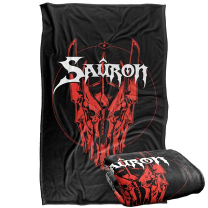 Multicoloured - Back - The Lord Of The Rings Silky Sauron Blanket