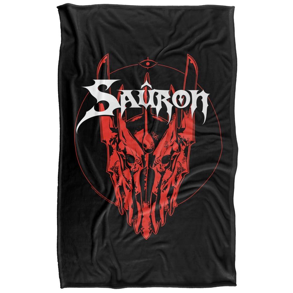 Multicoloured - Front - The Lord Of The Rings Silky Sauron Blanket