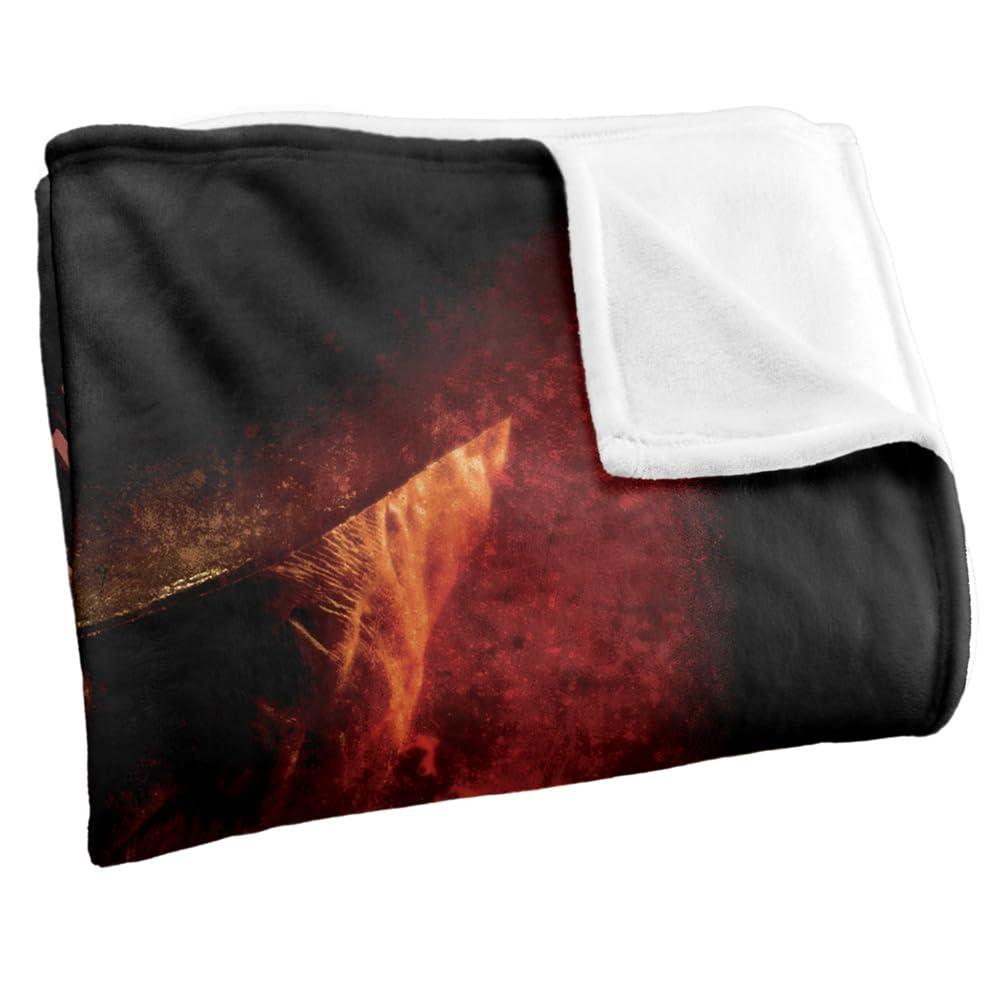 Multicoloured - Back - A Nightmare On Elm Street Fleece Freddy Krueger Blanket