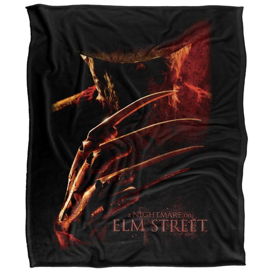 Multicoloured - Front - A Nightmare On Elm Street Fleece Freddy Krueger Blanket