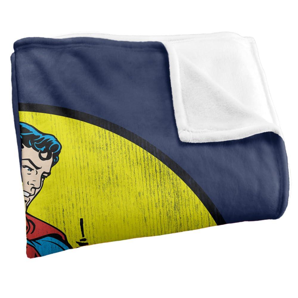 Multicoloured - Back - Superman Metropolis Fleece Superman Throw