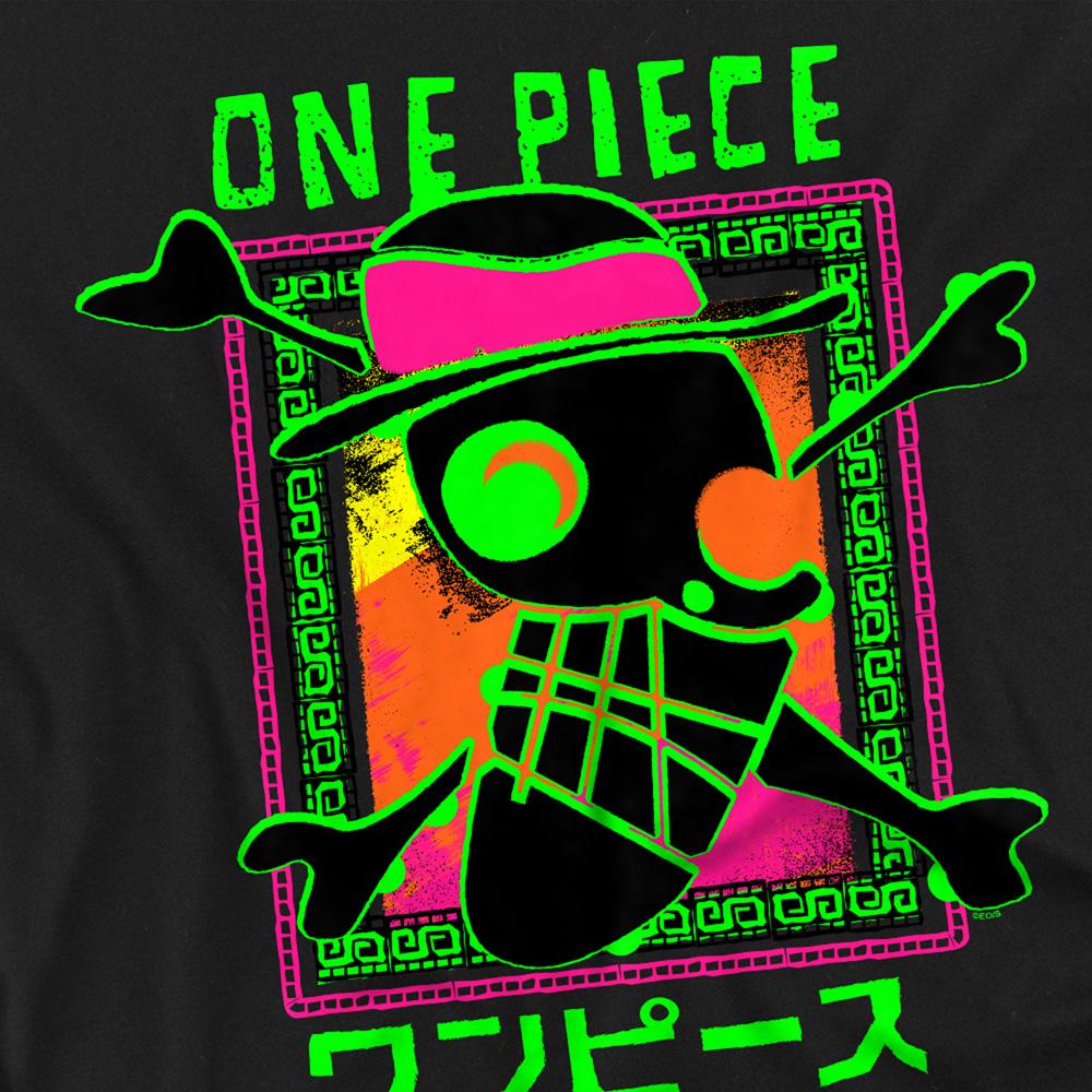 Black - Side - One Piece Unisex Adult Abstract Logo Long-Sleeved T-Shirt