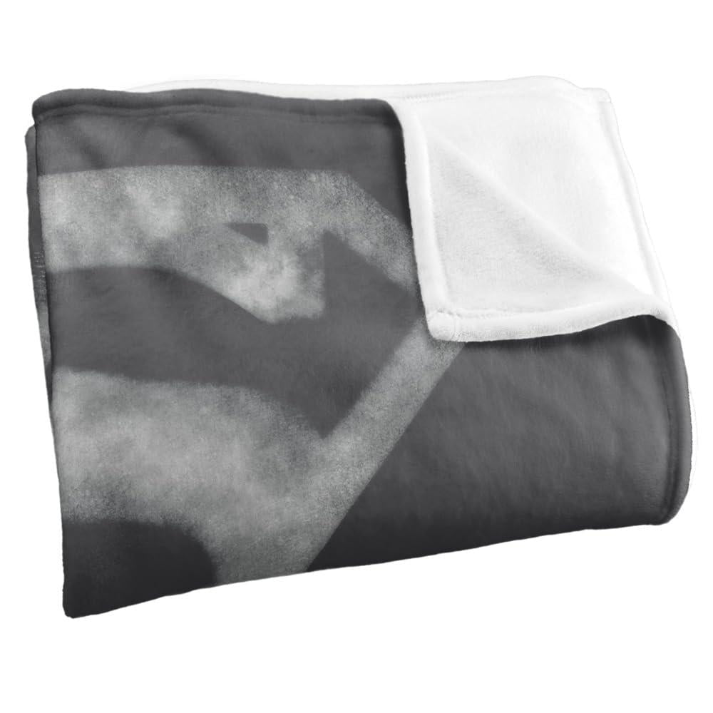 Multicoloured - Back - Superman Fleece Distressed Logo Blanket