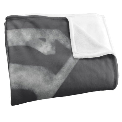 Multicoloured - Back - Superman Fleece Distressed Logo Blanket