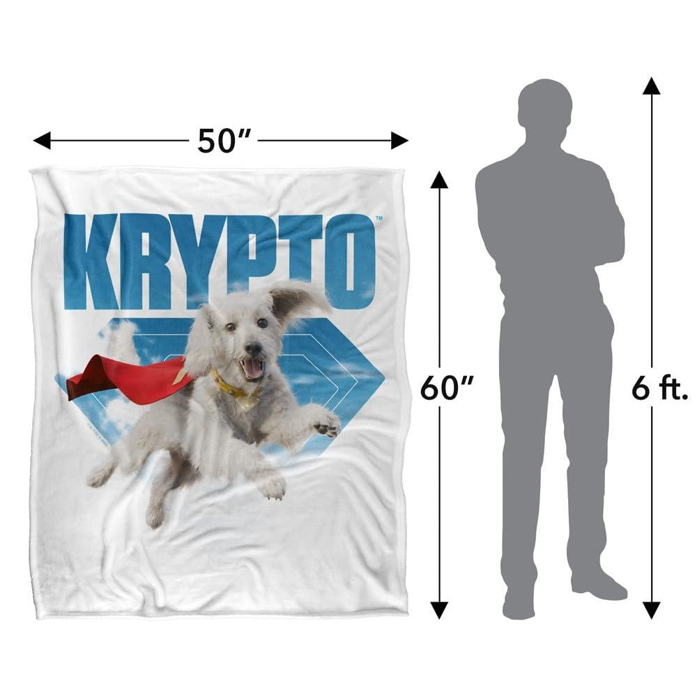 Multicoloured - Lifestyle - Superman Soft Jump Krypto Blanket