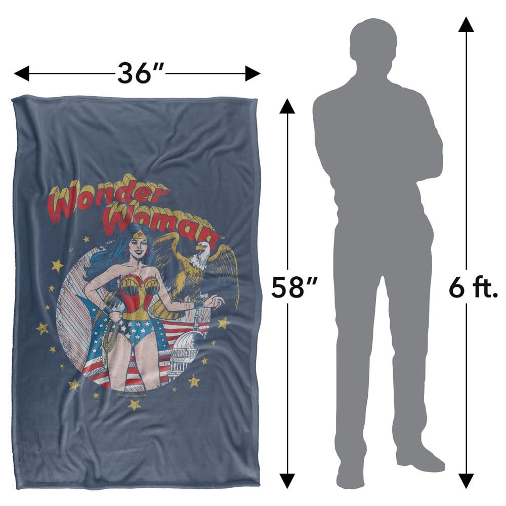 Multicoloured - Lifestyle - Wonder Woman Justice League Blanket