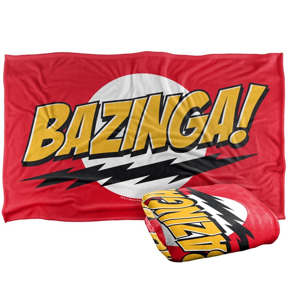 Multicoloured - Side - Big Bang Theory Bazinga! Soft Throw