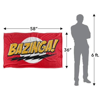 Multicoloured - Lifestyle - Big Bang Theory Bazinga! Soft Throw