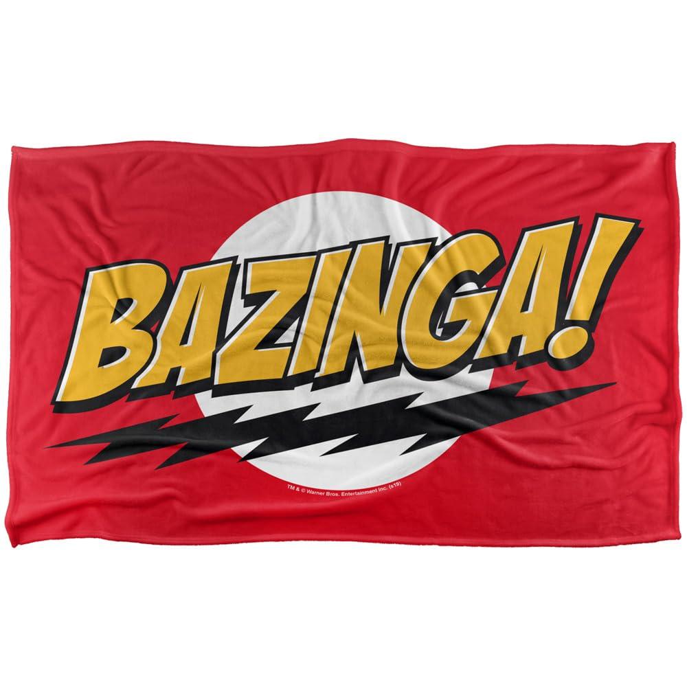 Multicoloured - Front - Big Bang Theory Bazinga! Soft Throw