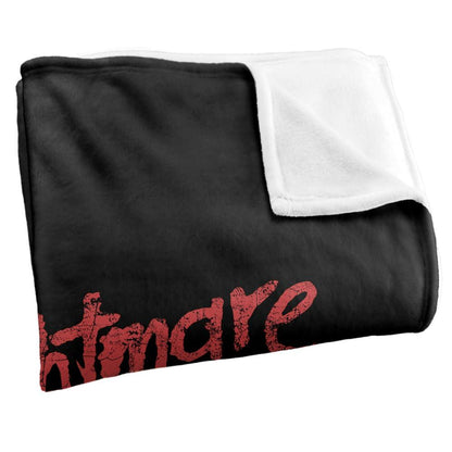 Multicoloured - Back - Nightmare On Elm Street Silky Circle Freddy Krueger Throw