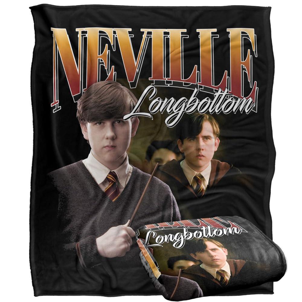 Multicoloured - Side - Harry Potter Silky Neville Longbottom Throw
