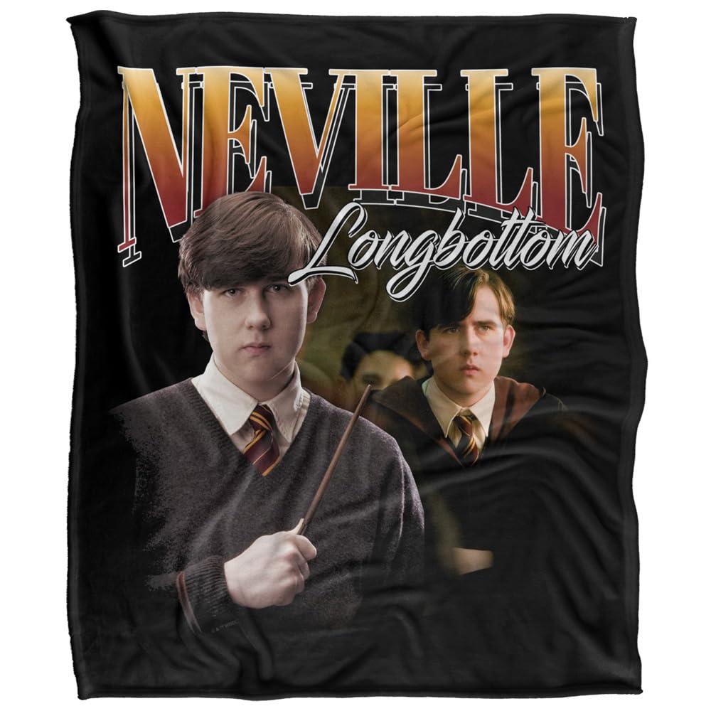 Multicoloured - Front - Harry Potter Silky Neville Longbottom Throw