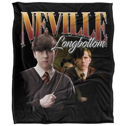Multicoloured - Front - Harry Potter Silky Neville Longbottom Throw