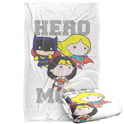 Multicoloured - Side - Justice League Womens-Ladies Hero Mom Blanket