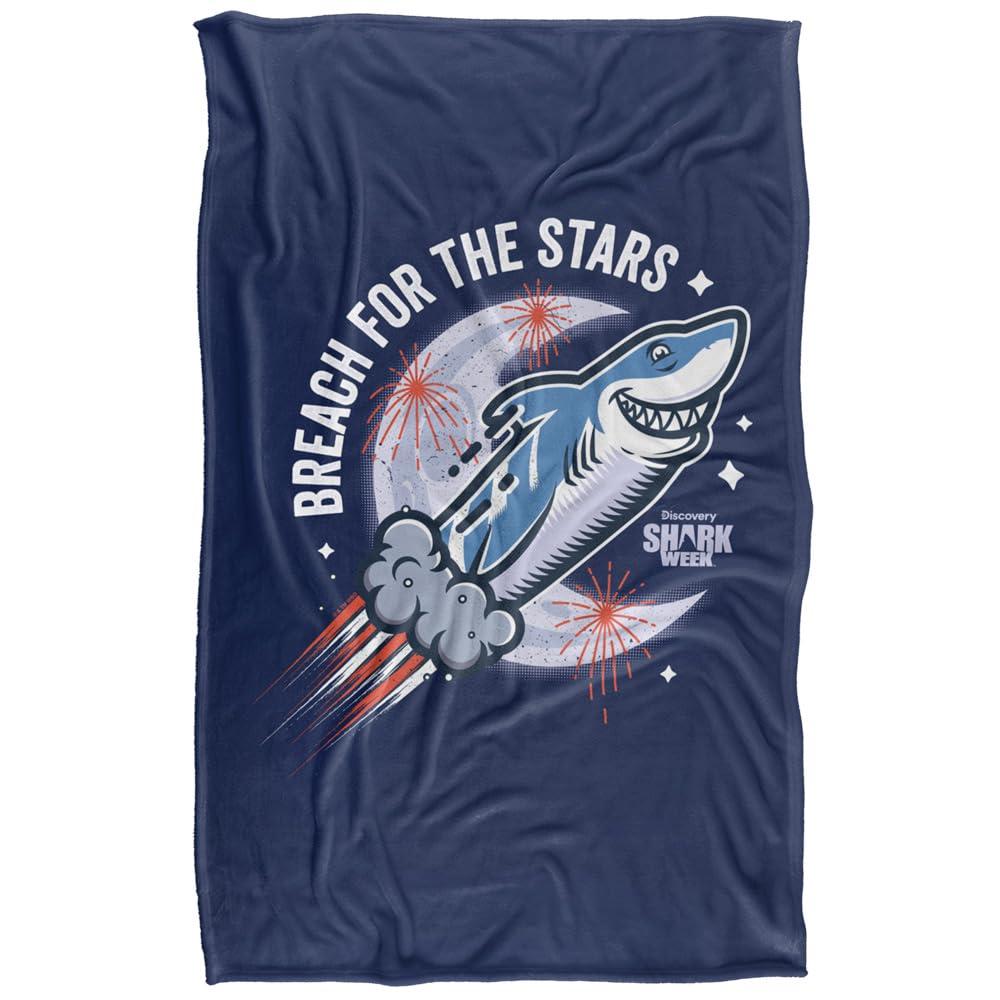 Multicoloured - Front - Shark Week Breach For The Stars Throw