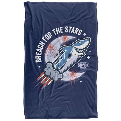 Multicoloured - Front - Shark Week Breach For The Stars Throw