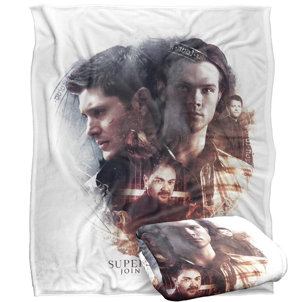 Multicoloured - Side - Supernatural Join The Hunt Throw
