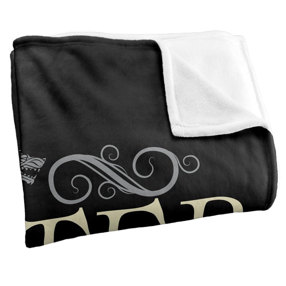 Multicoloured - Back - Game of Thrones Winter Is Coming Silky Scroll Blanket
