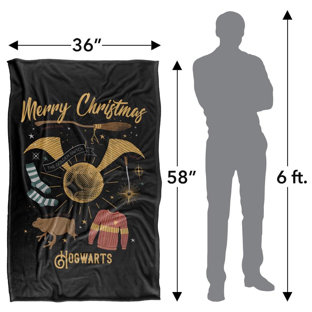 Multicoloured - Lifestyle - Harry Potter Unisex Adult Merry Christmas From Hogwarts Throw