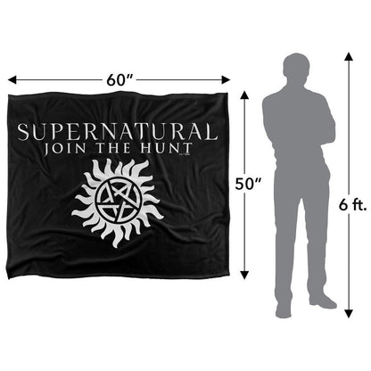 Multicoloured - Lifestyle - Supernatural Join The Hunt Fleece Logo Throw