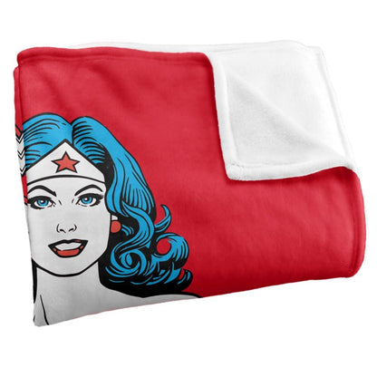 Multicoloured - Back - Wonder Woman Womens-Ladies For Every Mom Fleece Mothers Day Blanket