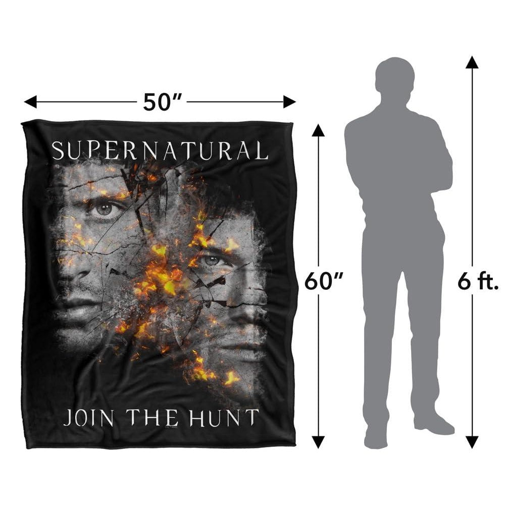 Multicoloured - Close up - Supernatural Portrait Blanket