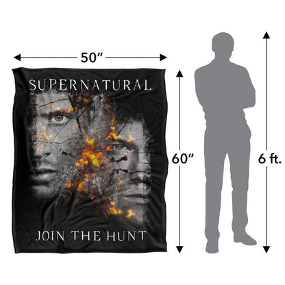 Multicoloured - Close up - Supernatural Portrait Blanket